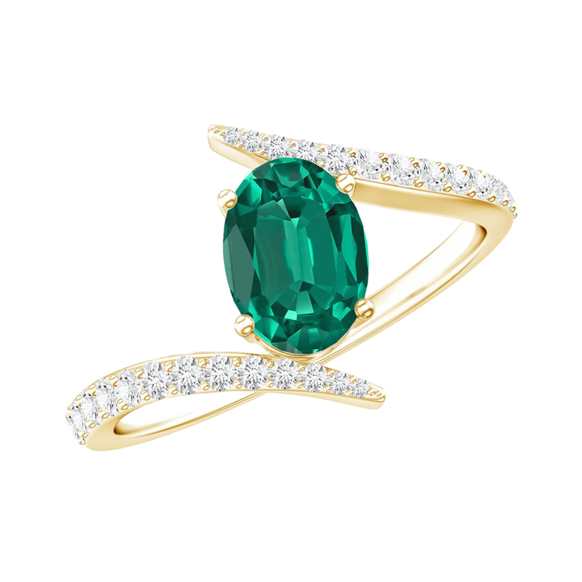 Luxury Emerald Gold Ring
